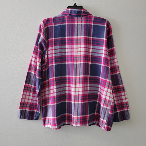 Sonoma Women's Plaid Pajama Set - Pink and Blue Size: L - Picture 11 of 12